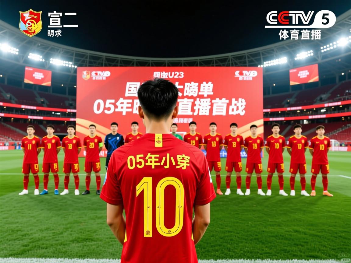 正式官宣！国足U23大名单揭晓：05年小将穿10号，CCTV5明晚直播首战